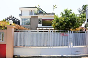 Voorkant van accommodatie