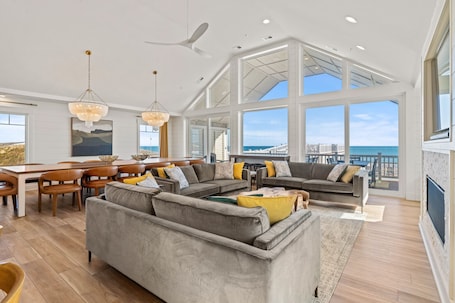 TV, fireplace, video games, DVD player. Island Enchantment - Oceanfront Pet Friendly Home w/ Cabana Service + Incredible Views, Poolside Tiki Bar, Hot Tub, and More!