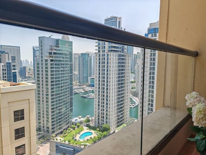 3BR+Maid with marina view in JBR