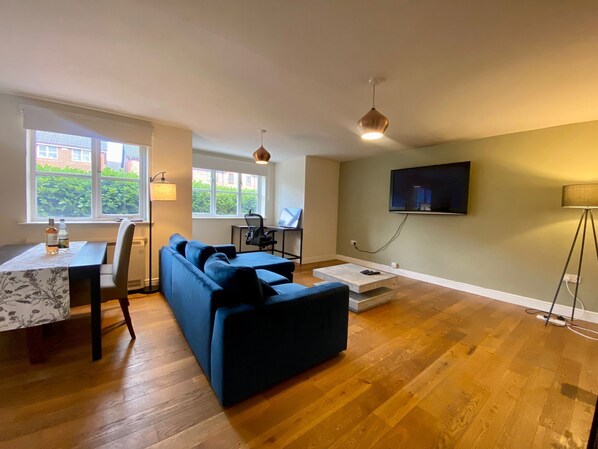 Apartment, Multiple Beds | Living area - Blue Ribbon, a Stunning 2-bed Apartment in London (London)