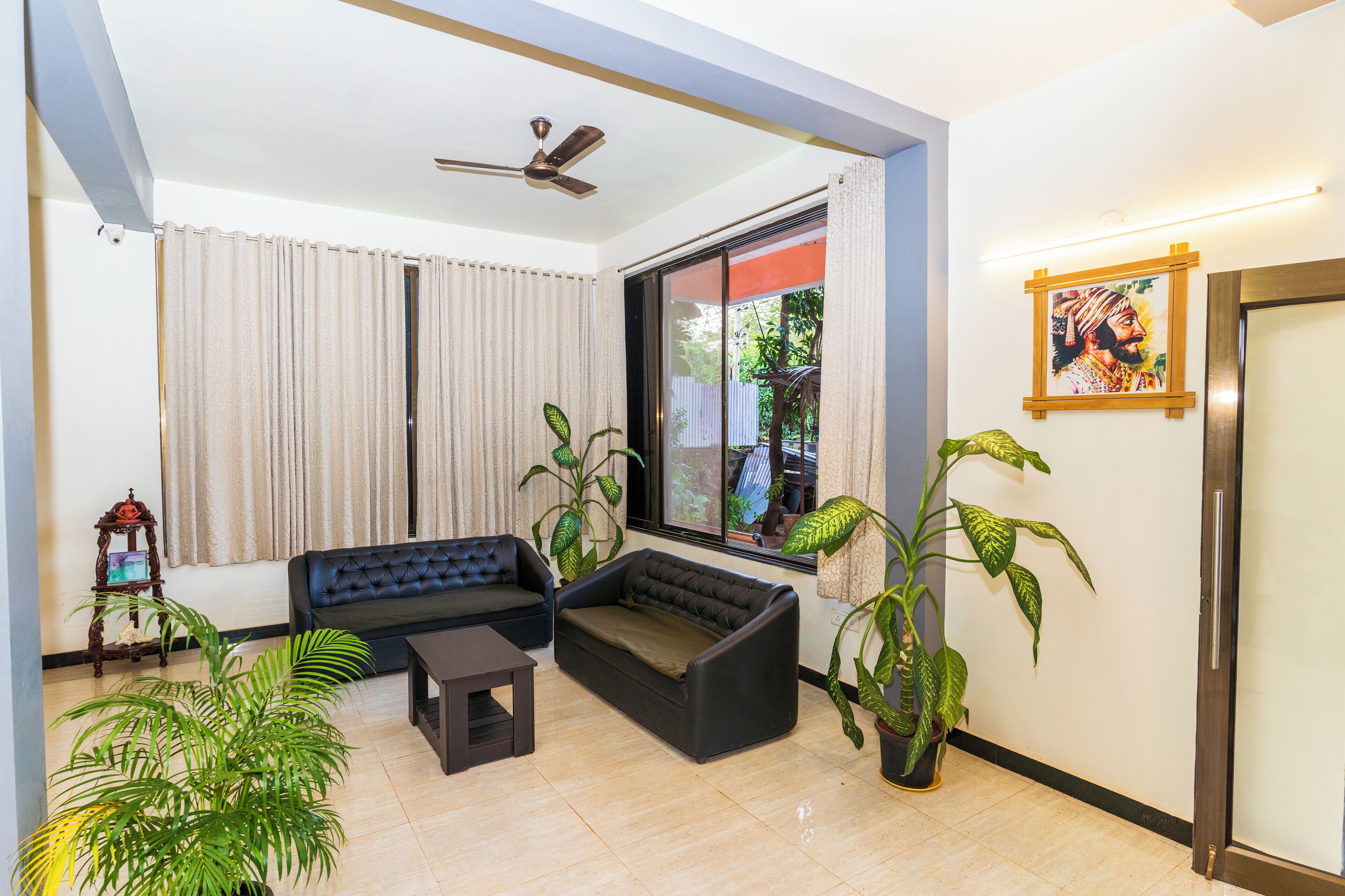 Área de estar no saguão