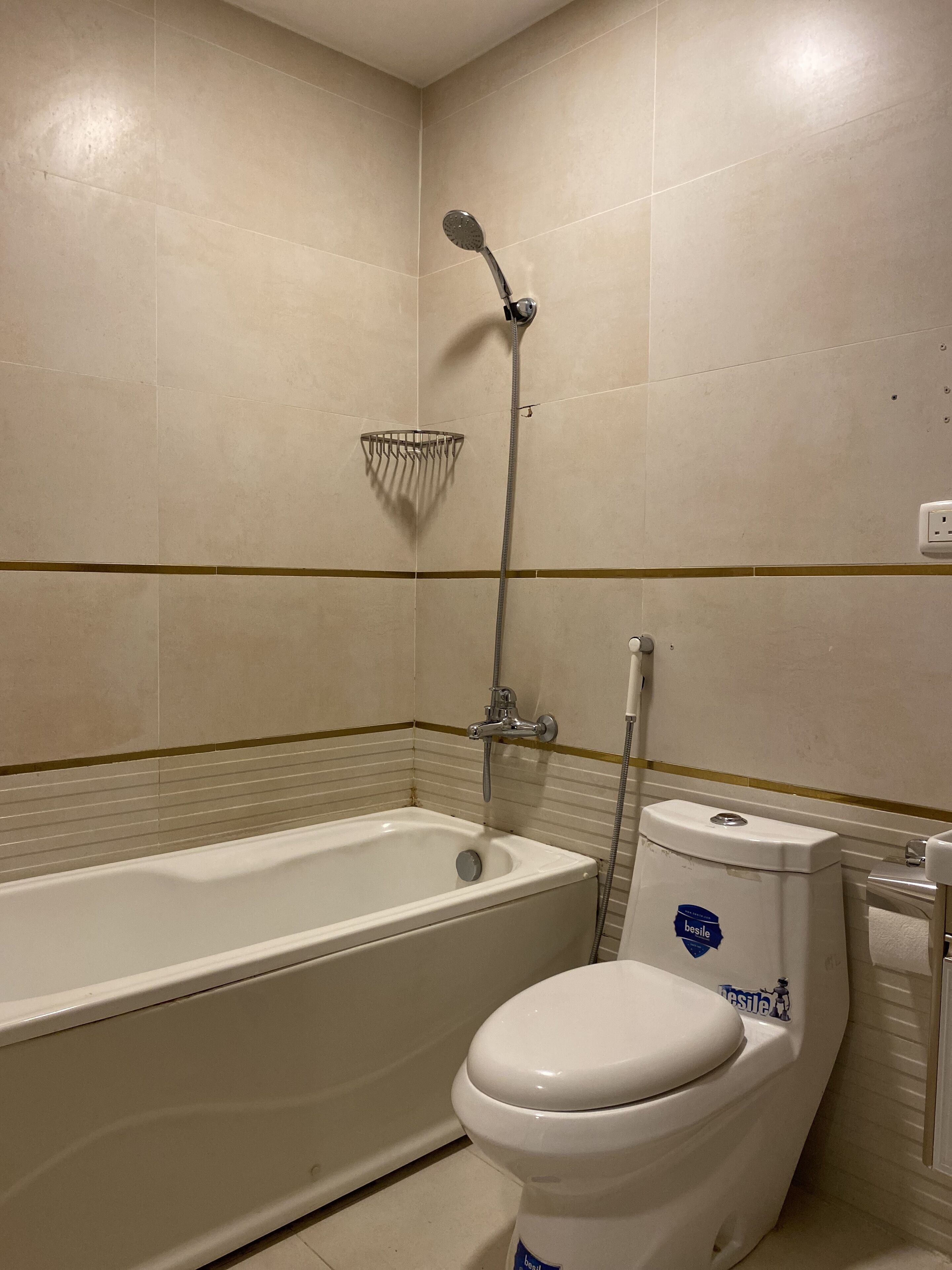 Junior Apartment, 1 Queen Bed | Bathroom | Combined shower/tub, rainfall showerhead, free toiletries, hair dryer
