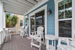 Terrace/patio - Walk to Beach 4BR Home w/ Pool Near Surfside Pier (Surfside Beach)