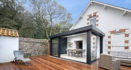 50 m vom Strand entfernt, hübsches Haus für 8 Personen