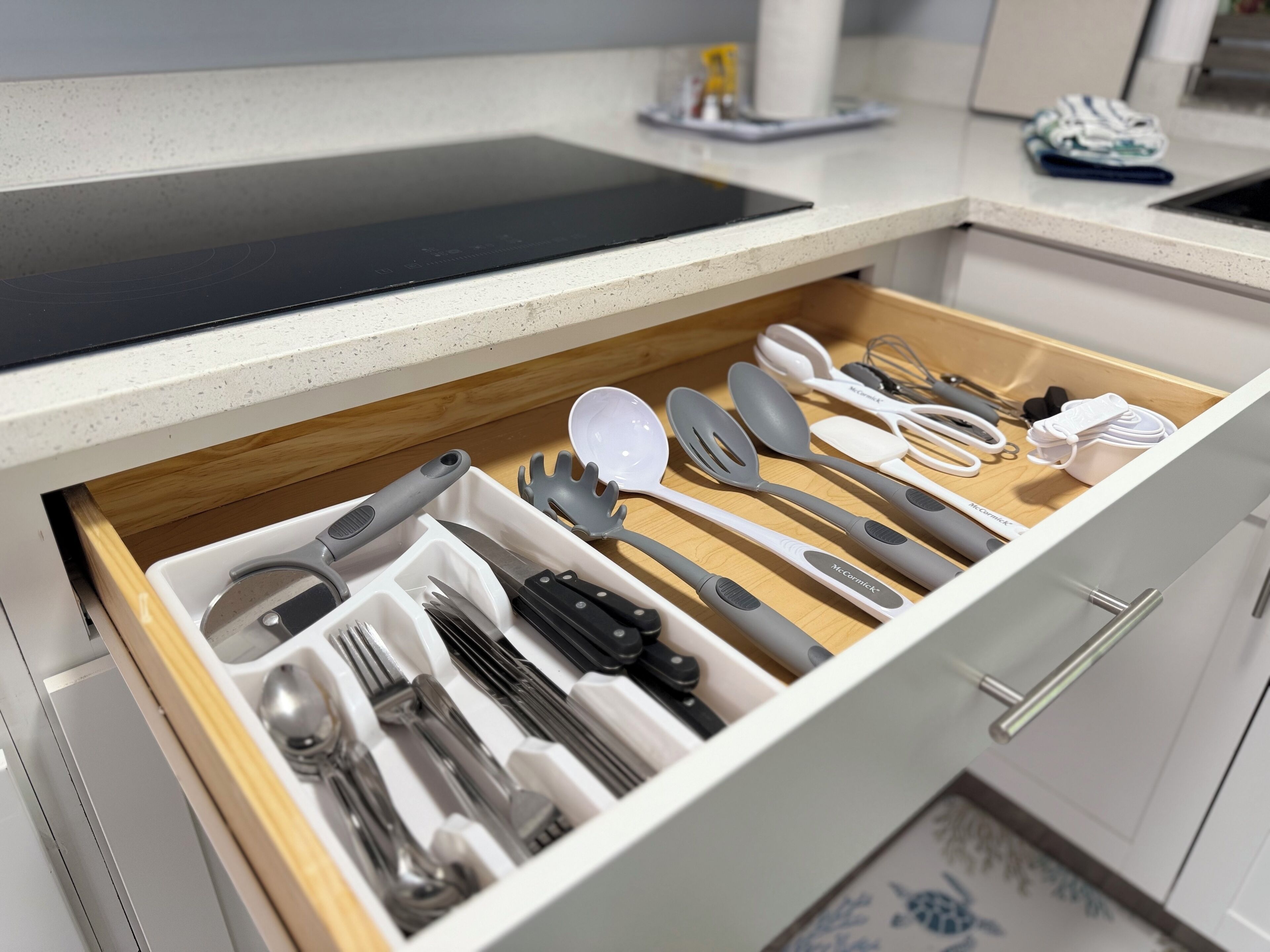 Microwave, oven, stovetop, paper towels