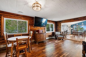 Interior - Lake Huron Beachfront Home~Mackinac Island Views! (st. ignace)