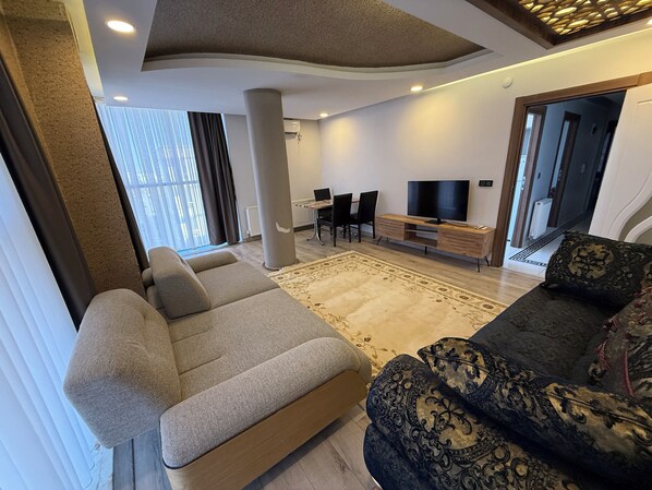 City-lejlighed | 1 soveværelse, senge med madrasser af memory foam, skrivebord