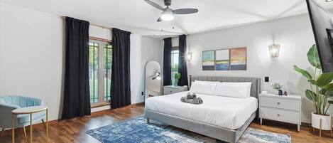 5 chambres, bureau, fer et planche à repasser, Wi-Fi