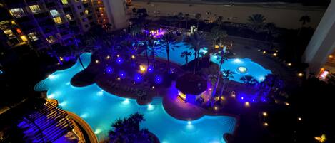 Indoor pool, a heated pool