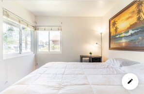 2 soverom, strykejern/-brett, wi-fi (inkludert) og sengetøy