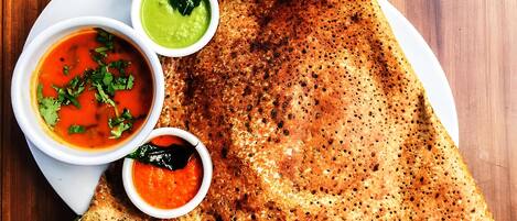 Frokost på farten hver dag (INR 149 per person)