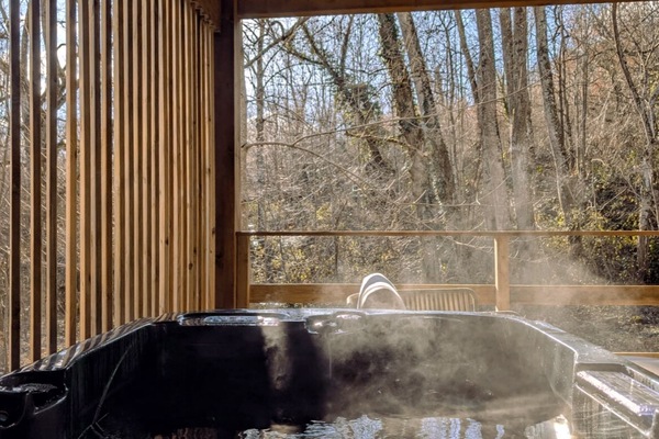 Luxury Cabin | Teres/patio