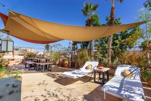 Outdoor dining - Riad Dar Al Barakaa - Exclusive- Breakfast (Marrakech)