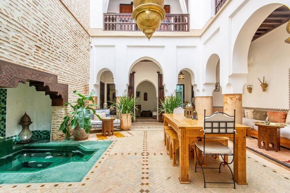 Dining - Riad El Faris Exclusif-Moroccan Breakfast Included (Marrakesh)