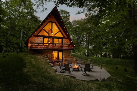 Terrace/patio. The A Frame by Mt. Vernon OH.