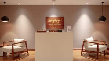 Steam room, body wraps, body scrubs