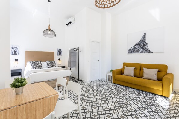 Loft conforto | 1 quarto, roupas de cama premium, edredons de pluma