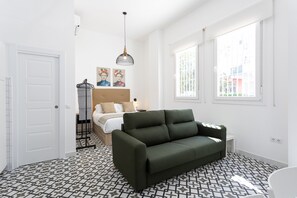 Loft conforto | 1 quarto, roupas de cama premium, edredons de pluma