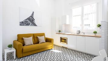 Loft conforto | Área de estar | Smart TV 43 polegadas com canais digitais