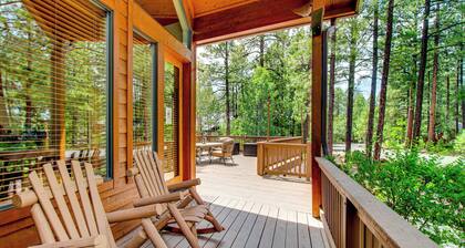 Wraparound Deck + Large Yard: Pinetop Home!