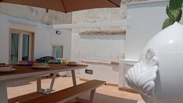 Apartamento conforto | Terraço/pátio