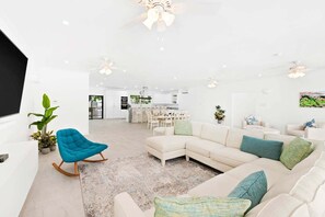 House, 3 Bedrooms | Living area - Moonflower by BSL Rentals (Holetown)