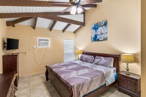 Condo, 1 Bedroom | 1 bedroom, desk, laptop workspace, iron/ironing board - Caribbean View Style 1 Bedroom Condo by RedAwning (Christiansted)