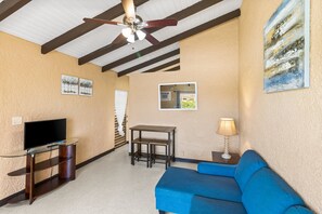 Condo, 1 Bedroom | Living area | Smart TV - Caribbean View For You 1 Bedroom Condo by RedAwning (Christiansted)