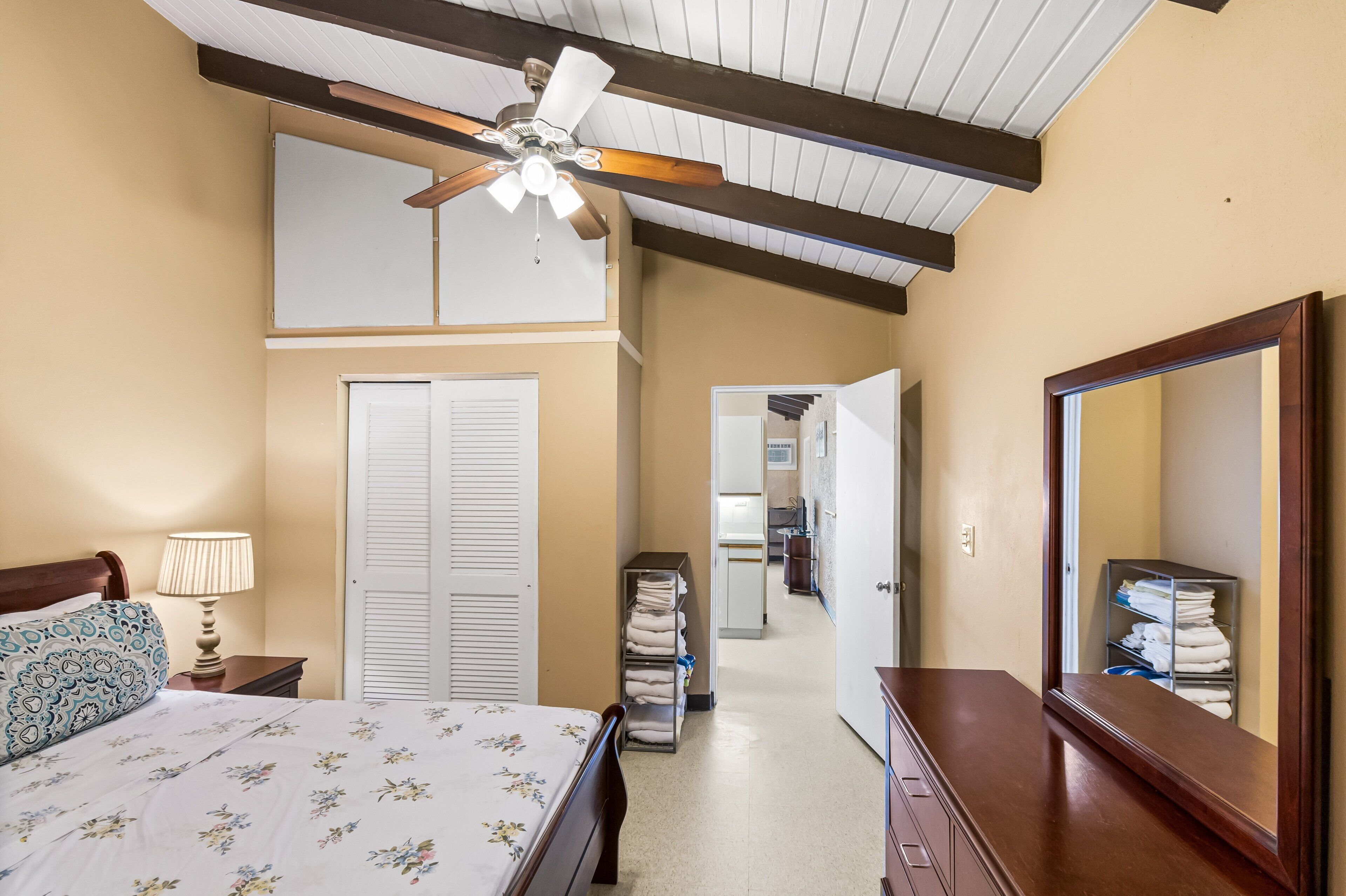 Condo, 1 Bedroom | 1 bedroom, desk, laptop workspace, iron/ironing board