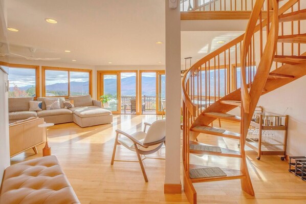 TV connectée, cheminée