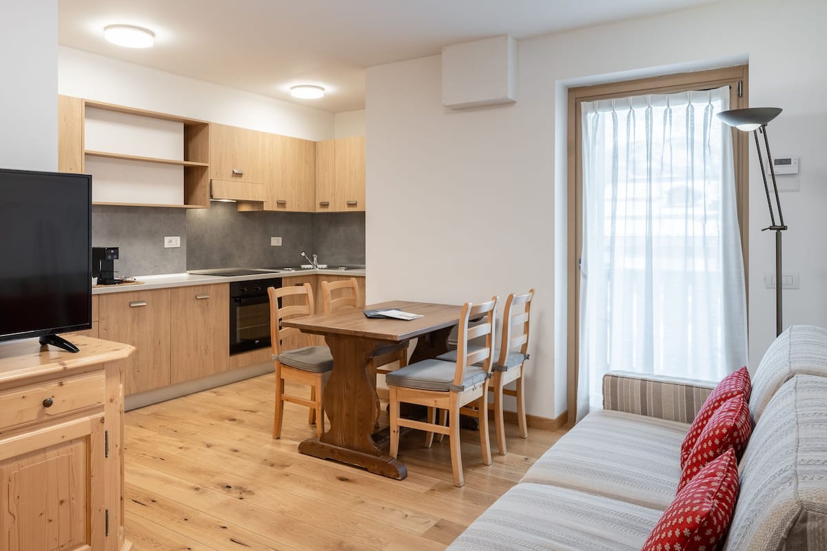 Apartment (Appartamento Boutique Lavaredo) | Living area | Plasma TV