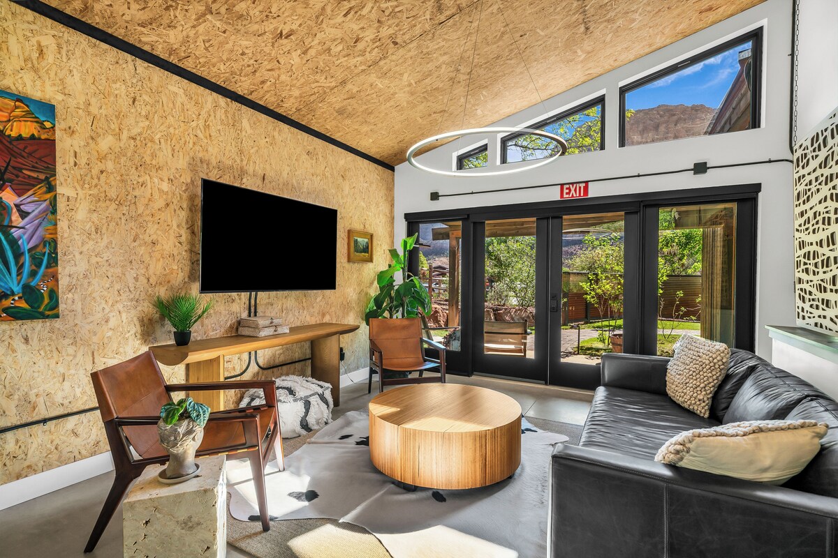 Villa Deluxe | Coin séjour | Télévision à écran plat