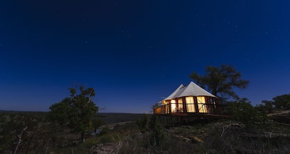 Luxury Safari Tents on 96 acres in the Texas Hill Country