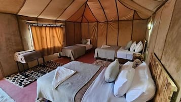 Deluxe Quadruple Room | Egyptian cotton sheets, premium bedding, down duvets