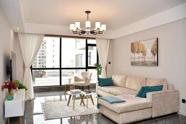 Apartment, 2 Queen Beds, Park View | Living area