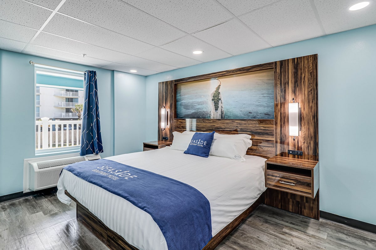 1 slaapkamer, luxe beddengoed, donzen dekbedden, pillowtop-bedden
