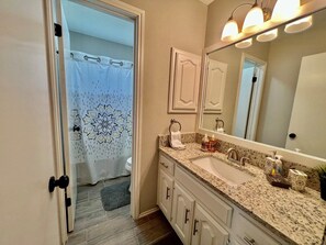 Shower, hair dryer
