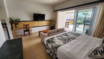 Deluxe Double Room, Poolside | 2 bedrooms, premium bedding, in-room safe, desk
