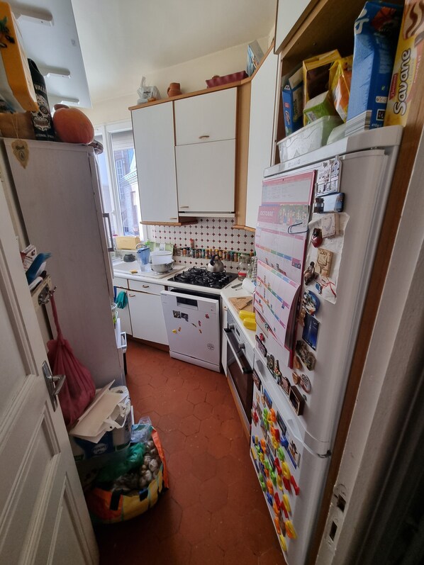 Kühlschrank, Ofen, Herdplatte, Geschirrspüler