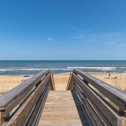 Uitzicht op strand/zee