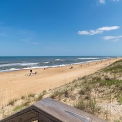 Uitzicht op strand/zee