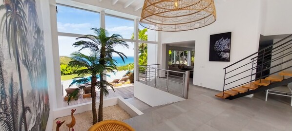 Interior - 7 Bedrooms luxury Villa Caye Blanche - Home Rental in Saint-Martin French Side (Anse Marcel)