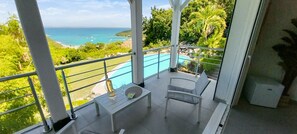 Property grounds - 7 Bedrooms luxury Villa Caye Blanche - Home Rental in Saint-Martin French Side (Anse Marcel)