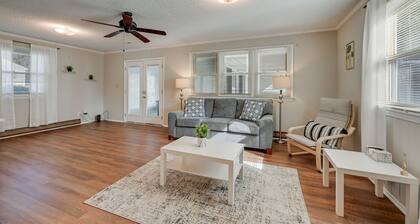 Large house with ample parking, game room, and 2 living rooms. Great for groups.