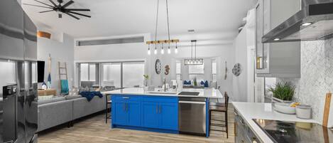 冰箱、微波炉、烤箱、炉灶