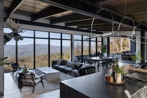 TV, fireplace, ping pong, stereo - The Lodge at Pinhoti Peak - Modern Mountain Cabin (Murray County)