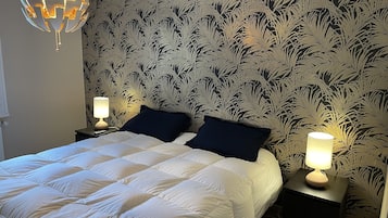 3 chambres, fer et planche Ă repasser, Wi-Fi, draps fournis