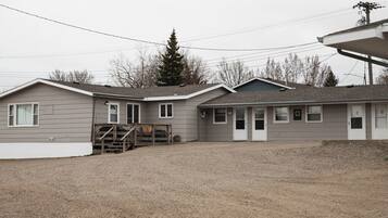 Façana frontal de l'allotjament