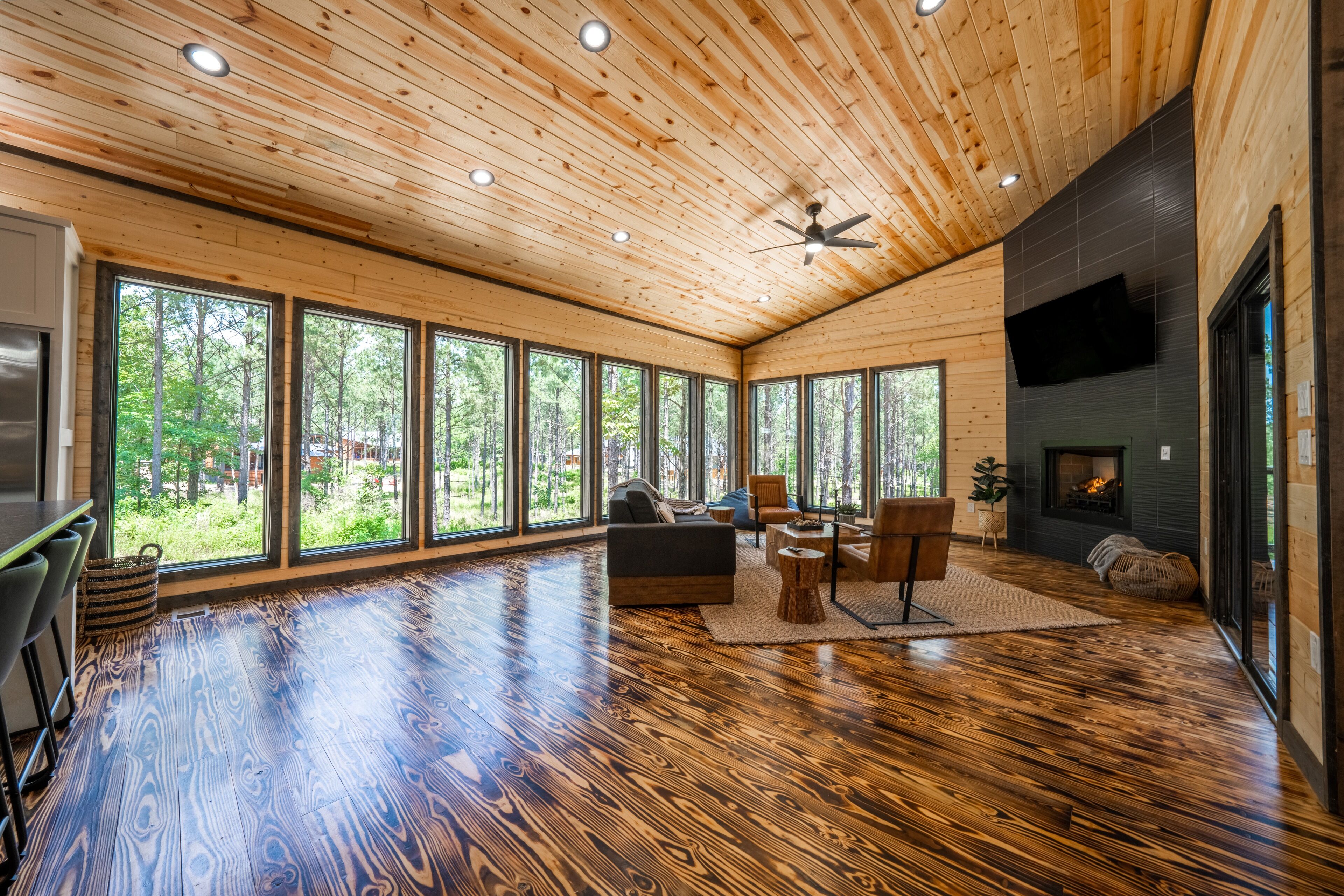 Southern Leisure in Broken Bow - Modern Luxury Cabin w/ Hot Tub and Fireplace
