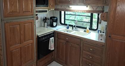 99 NuWa 5th wheel offers a quiet relaxing getaway for yourself or has room for 4